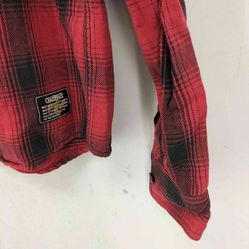 チャレンジャー CHALLENGER STAR COLLAR L/S OMBRE CHECK SHIRT メンズ JPN:M