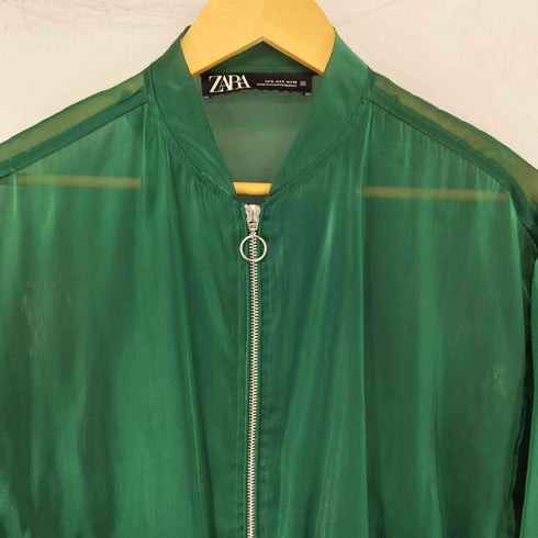 ザラ ZARA シアーブルゾン ボンバージャケット レディース import:S