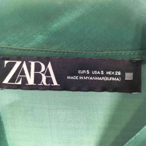 ザラ ZARA シアーブルゾン ボンバージャケット レディース import:S