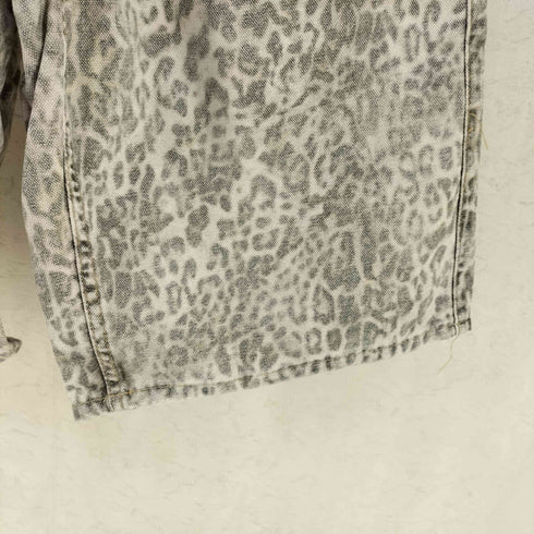 ザラ ZARA レオパード デニムショーツ メンズ 36