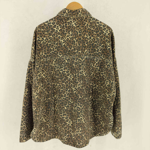 ザラ ZARA レオパード デニムジャケット レディース XL-XXL