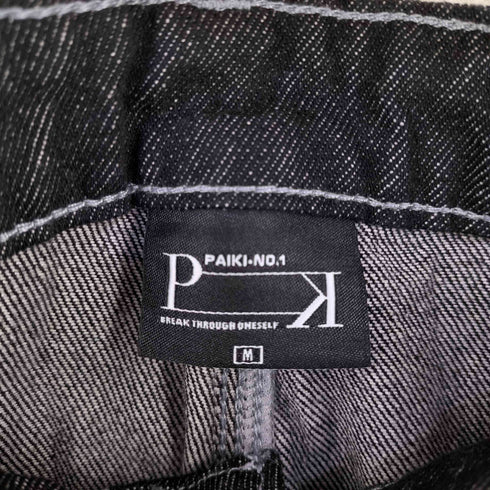 PAIKI アシンメトリーボタン バギーデニムパンツ メンズ JPN:M