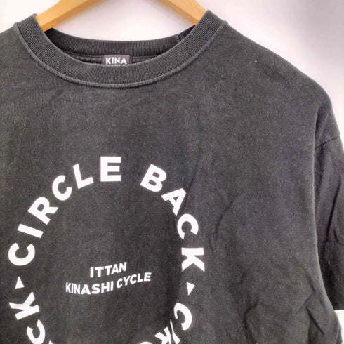 キナシサイクル 木梨サイクル KINASHI CYCLE ITTAN KINASHI CYCLE CIRCLE BACK フロントサークルロゴプリント 長袖Tシャツ メンズ JPN:L