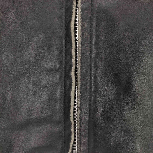 ショット Schott USA製 641 ボアライナー付 スタンドカラー シングルライダース メンズ US:34