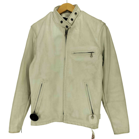 ショット Schott USA製 641 ボアライナー付 スタンドカラー シングルライダース メンズ US:34