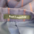 カールラガーフェルド Karl Lagerfeld リネン ストライプ 金ボタン テーラードジャケット メンズ 90-5