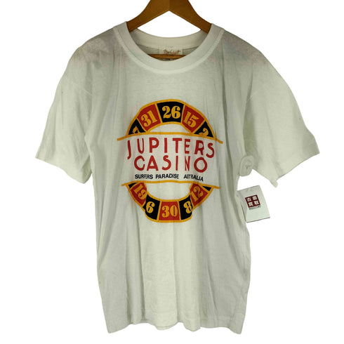 jupiters casino 発砲プリント クルーネックTシャツ メンズ import:L