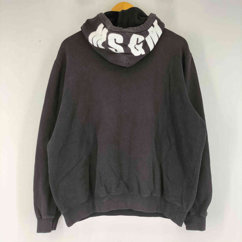 エムエスジーエム MSGM ロゴプリント プルオーバーパーカー レディース import:XS