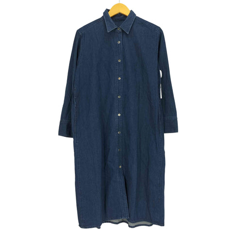 kurihara harumi L/S デニム シャツ ワンピース レディース FREE