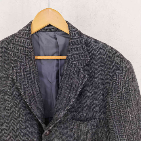 ジェイプレス J.PRESS ヘリンボーン 3B シングル テーラードジャケット クルミボタン authentic model メンズ