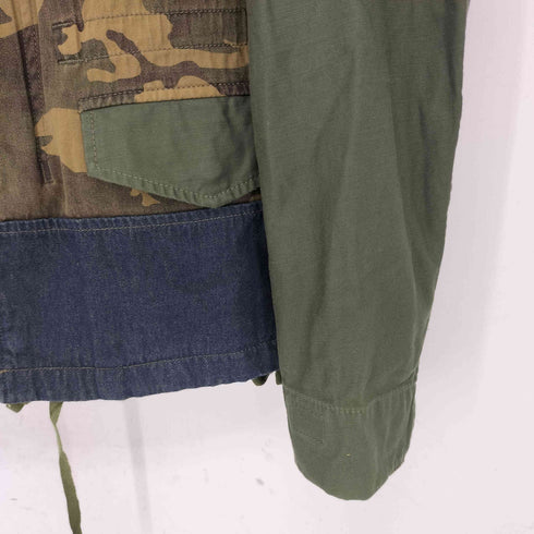 ズッカ ZUCCa 19SS 迷彩柄 パッチワーク ミリタリードッキングジャケット レディース JPN:S