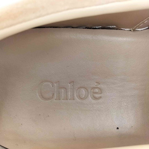 クロエ Chloe ヌバック レザー スリッポン レディース 38