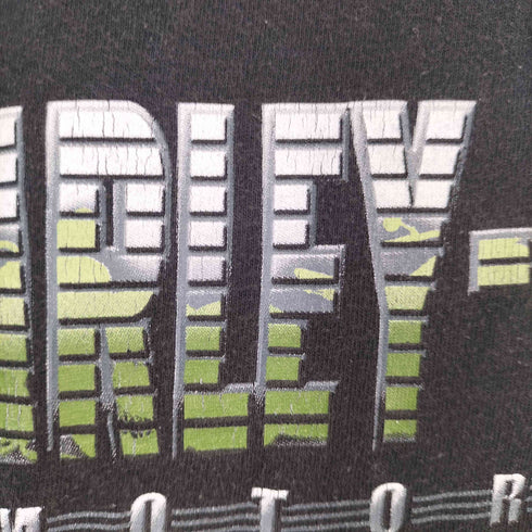 ハーレーダビッドソン HARLEY-DAVIDSON 両面プリント クルーネックTシャツ メンズ JPN:M