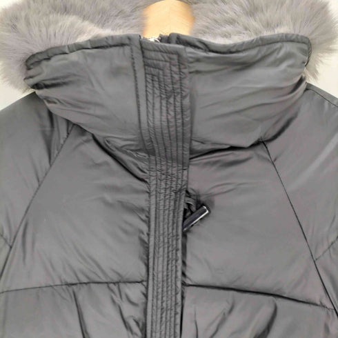 B.MARIA Eco-Fur Collar Pear Silhouette Jacket エコファーカラーペアーシルエットジャケット レディース FREE
