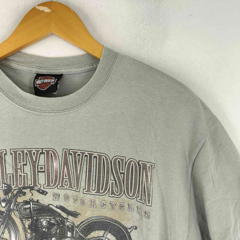 ハーレーダビッドソン HARLEY-DAVIDSON フロントプリント クルーネックTシャツ メンズ