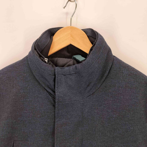 ザラ ZARA 裏地キルティング スタンドカラーコート メンズ L