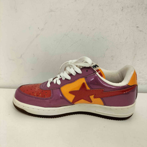 アベイシングエイプ A BATHING APE BAPESTA グリッターラメ ローカットスニーカー メンズ JPN:27