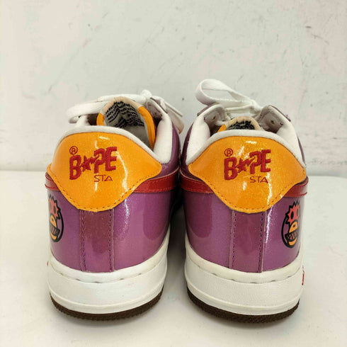 アベイシングエイプ A BATHING APE BAPESTA グリッターラメ ローカットスニーカー メンズ JPN:27