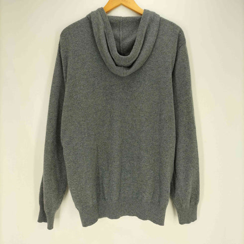 ザラ ZARA origins pure cashmere カシミヤ100% ジップアップ ニットパーカー メンズ import:XL