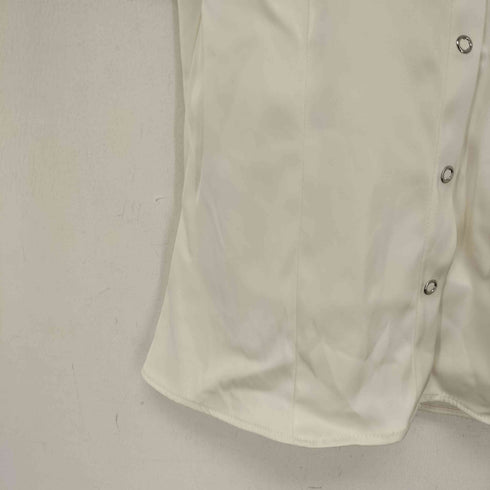 ザラ ZARA サテンボタンアップシャツ レディース import:XS