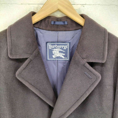 バーバリーズ BURBERRYS cashmere ウール カシミヤ チェスターコート メンズ L