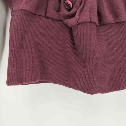 OZBEK オズベック クロップリブトップス レディース import:M
