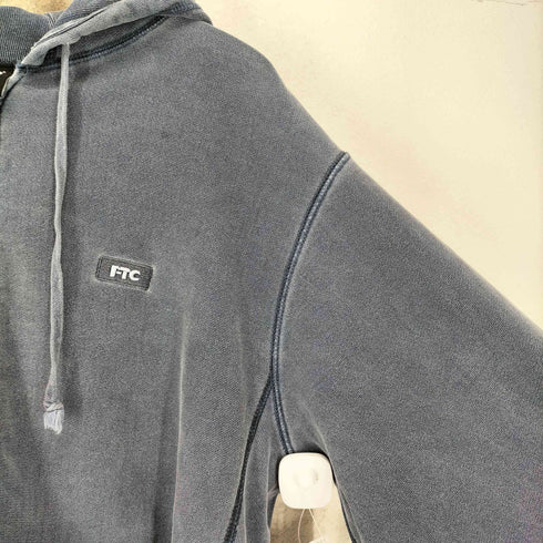 エフティーシー FTC 26SS PIGMENT DYED BOX LOGO ZIP UP HOODY ピグメントダイ ボックスロゴ ジップアップ フーディー メンズ import:M