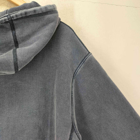 エフティーシー FTC 26SS PIGMENT DYED BOX LOGO ZIP UP HOODY ピグメントダイ ボックスロゴ ジップアップ フーディー メンズ import:M