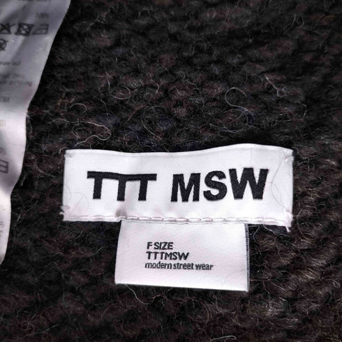 ティーモダンストリートウエア TTT_MSW 25AW ウールニットハット メンズ