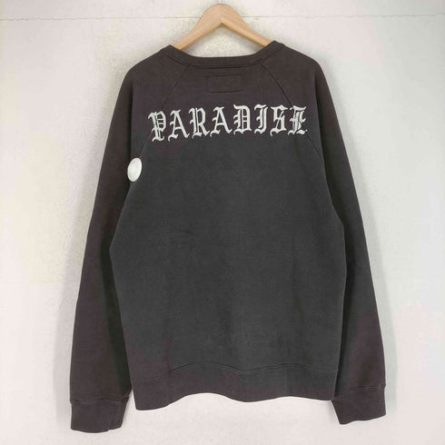 ワコマリア WACKO MARIA PARADISE オールドイングリッシュ ラグラン クルーネック スウェット トレーナー フェード メンズ XL