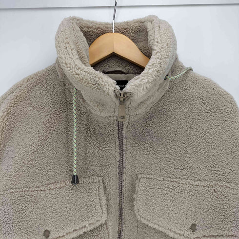 ザラ ZARA 裏地キルティング クロップ ボアジャケット レディース import:XL