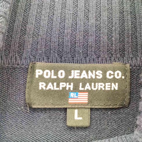 ポロジーンズ RL POLO JEANS CO. リブ切替タートルニット メンズ import:L