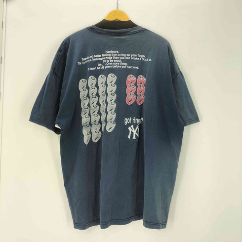 リー Lee sports 00S ボディ NEW YORK MLB ロゴ 両面 プリント ボックス Tシャツ メンズ 2XL