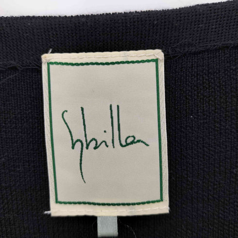 シビラ Sybilla 裾デザイン ウール ニット レディース