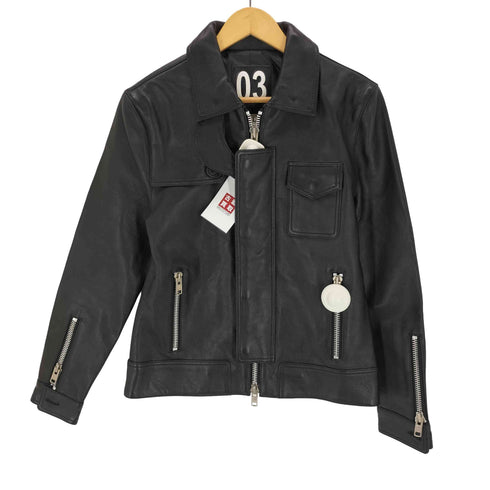 Liugoo Leathers リューグーレザーズ VaLLet バレット 02 シングルライダースジャケット メンズ M