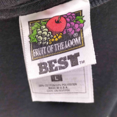 フルーツオブザルーム FRUIT OF THE LOOM 2枚タグ 企業ロゴ プリント 半袖 Tシャツ シングルステッチ メンズ L