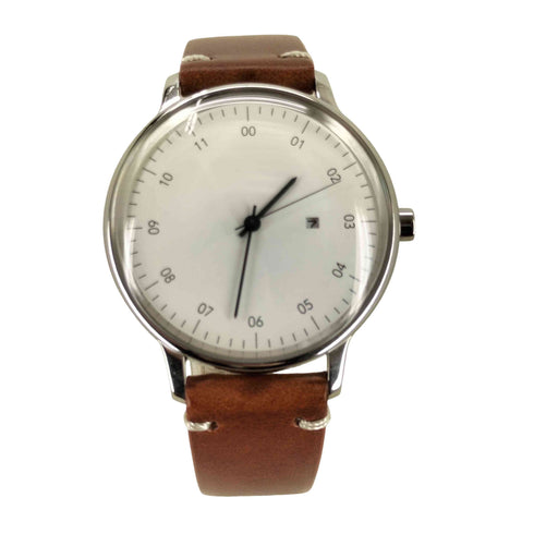 SAZARE サザレ SK01 BROWN COW LETHER リストウォッチ メンズ