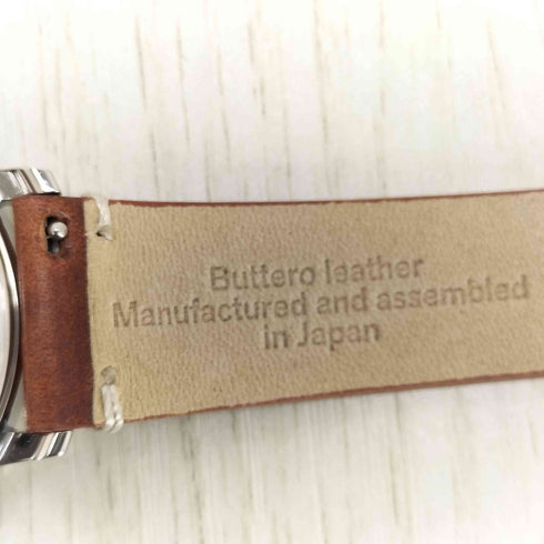 SAZARE サザレ SK01 BROWN COW LETHER リストウォッチ メンズ