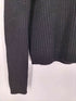 ヘルムートラング HELMUT LANG 本人期 黒タグ クルーネック リブ編みニットセーター メンズ import:L