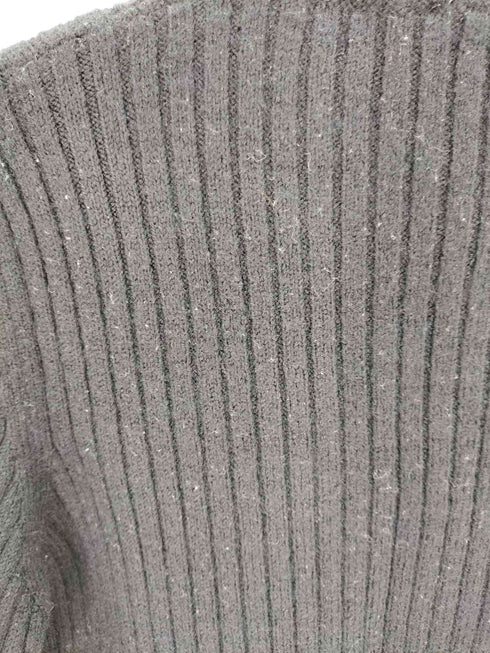 ヘルムートラング HELMUT LANG 本人期 黒タグ クルーネック リブ編みニットセーター メンズ import:L
