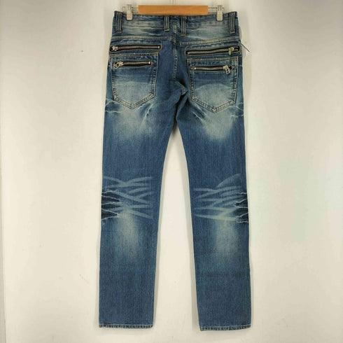 Root Three Style デザインポケット ストレートデニムパンツ y2k メンズ JPN:M