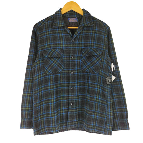 ペンドルトン PENDLETON 50S シャドーチェック ウール ボードシャツ メンズ JPN:M