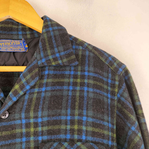 ペンドルトン PENDLETON 50S シャドーチェック ウール ボードシャツ メンズ JPN:M