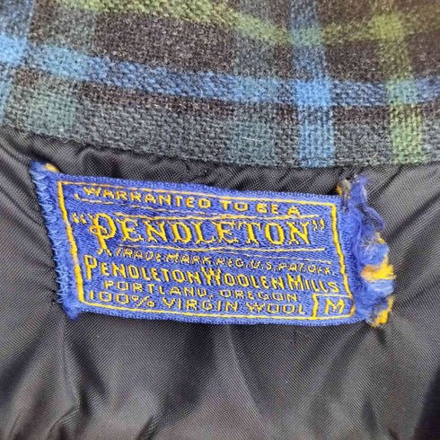 ペンドルトン PENDLETON 50S シャドーチェック ウール ボードシャツ メンズ JPN:M