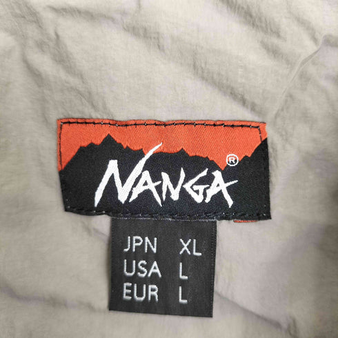ナンガ NANGA ノーカラーダウンコート レディース import:L