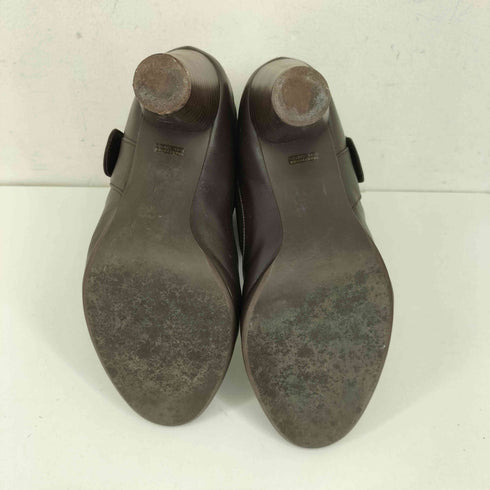 ツモリチサトウォーク tsumori chisato walk ドレープ ベルト ヒールブーツ レディース JPN:22