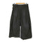 JCAESAR Pleated double-sided denim ワイド バギー デニム パンツ ブラック メンズ JPN:L