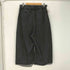 JCAESAR Pleated double-sided denim ワイド バギー デニム パンツ ブラック メンズ JPN:L