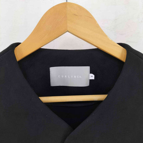 カーリー CURLY&Co KNIT SUEDE SNAP BUTTON CARDIE レディース JPN:2