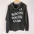 アンチソーシャルソーシャルクラブ ANTI SOCIAL SOCIAL CLUB ロゴプリントパーカー メンズ M